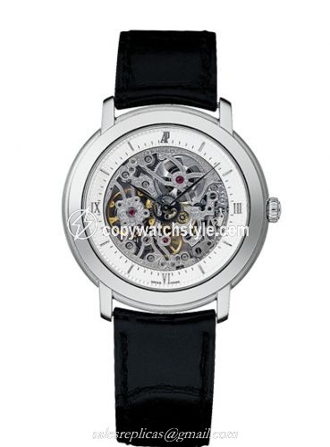 Audemars Piguet Jules Audemars Skeleton Hand-Wound White Gold / Silver 15058BC.OO.A001CR.01 Audemars Piguet Jules Audemars Skeleton Hand-Wound White Gold / Silver 15058BC.OO.A001CR.01
