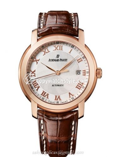 Audemars Piguet Jules Audemars Selfwinding Pink Gold / Silver 15120OR.OO.A088CR.03 Audemars Piguet Jules Audemars Selfwinding Pink Gold / Silver 15120OR.OO.A088CR.03