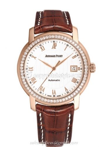 Audemars Piguet Jules Audemars Selfwinding Pink Gold / Diamond / White 15140OR.ZZ.A088CR.03 Audemars Piguet Jules Audemars Selfwinding Pink Gold / Diamond / White 15140OR.ZZ.A088CR.03