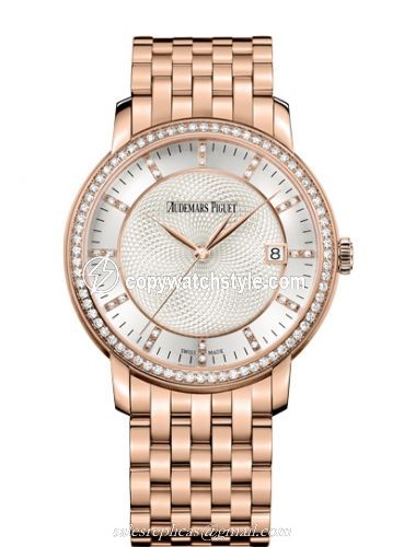 Audemars Piguet Jules Audemars Selfwinding Pink Gold / Diamond / Silver / Bracelet 15173OR.ZZ.1270OR.01