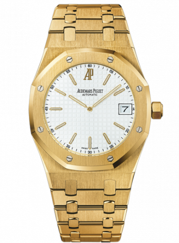 Audemars Piguet Royal Oak Extra-Thin Yellow Gold / Silver 15202BA.OO.0944BA.01 Audemars Piguet Royal Oak Extra-Thin Yellow Gold / Silver 15202BA.OO.0944BA.01