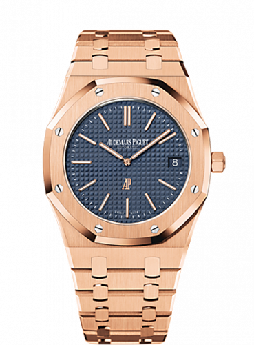 Audemars Piguet Royal Oak Extra-Thin Pink Gold / Blue 15202OR.OO.1240OR.01 Audemars Piguet Royal Oak Extra-Thin Pink Gold / Blue 15202OR.OO.1240OR.01