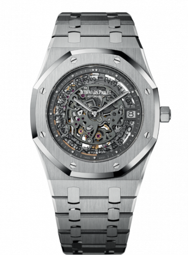 Audemars Piguet Royal Oak Openworked 15203 Extra-Thin 40th Anniversary Platinum 15203PT.OO.1240PT.01