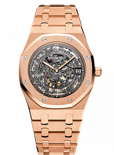 Audemars Piguet Royal Oak 15204 Openworked Extra-Thin Pink Gold 15204OR.OO.1240OR.01