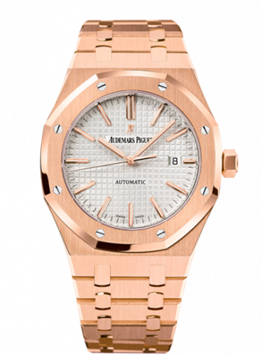 Audemars Piguet Royal Oak 15400 Pink Gold / Silver 15400OR.OO.1220OR.02 Audemars Piguet Royal Oak 15400 Pink Gold / Silver 15400OR.OO.1220OR.02