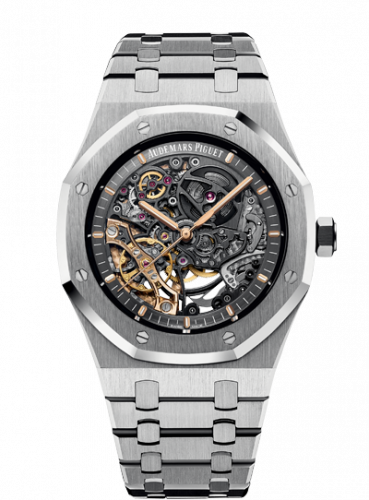 Audemars Piguet Royal Oak 41 Double Balance Wheel Openworked Stainless Steel 15407ST.OO.1220ST.01 Audemars Piguet Royal Oak 41 Double Balance Wheel Openworked Stainless Steel 15407ST.OO.1220ST.01