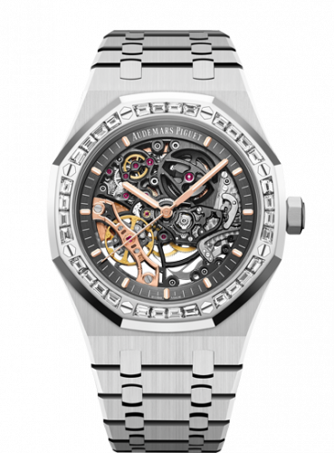 Audemars Piguet Royal Oak 41 Double Balance Wheel Openworked White Gold / Diamond 15412BC.ZZ.1220BC.01 Audemars Piguet Royal Oak 41 Double Balance Wheel Openworked White Gold / Diamond 15412BC.ZZ.1220BC.01