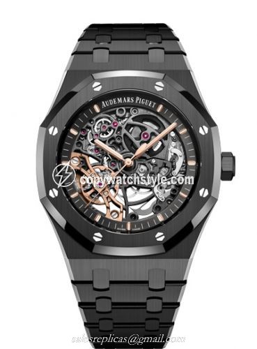Audemars Piguet Royal Oak 41 Double Balance Wheel Openworked Black Ceramic 15416CE.OO.1225CE.01 Audemars Piguet Royal Oak 41 Double Balance Wheel Openworked Black Ceramic 15416CE.OO.1225CE.01