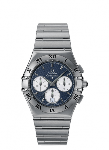 Omega Constellation Quartz 39 Chronograph Stainless Steel / Grey 1542.40.00 Omega Constellation Quartz 39 Chronograph Stainless Steel / Grey 1542.40.00