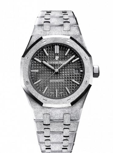 Audemars Piguet Royal Oak 15454 Selfwinding Frosted White Gold / Black 15454BC.GG.1259BC.03