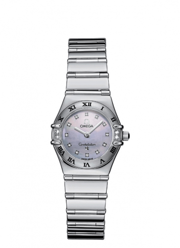 Omega Constellation Quartz 22.5 My Choice Stainless Steel / Diamond / Blue MOP 1566.66.00 Omega Constellation Quartz 22.5 My Choice Stainless Steel / Diamond / Blue MOP 1566.66.00