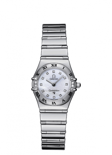 Omega Constellation Quartz 22.5 My Choice Stainless Steel / Diamond / MOP 1566.76.00