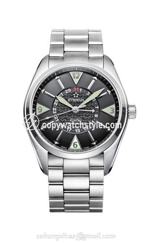 Eterna KonTiki Four-Hands Vintage Black 1592.41.41.0217 Eterna KonTiki Four-Hands Vintage Black 1592.41.41.0217