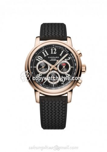 Chopard Mille Miglia Chronograph Rose Gold / Black / Rubber 161274-5005 Chopard Mille Miglia Chronograph Rose Gold / Black / Rubber 161274-5005