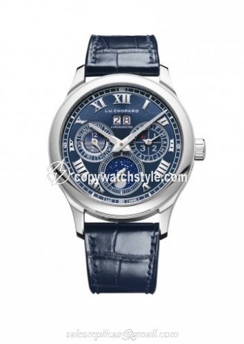 Chopard L.U.C Lunar One Platinum / Blue 161927-9001 Chopard L.U.C Lunar One Platinum / Blue 161927-9001