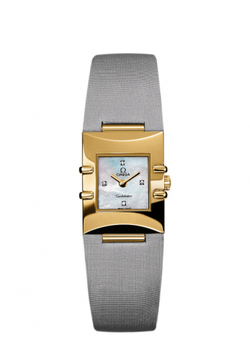 Omega Constellation Quadra Quartz 19.3 Yellow Gold / MOP 1631.78.61 Omega Constellation Quadra Quartz 19.3 Yellow Gold / MOP 1631.78.61
