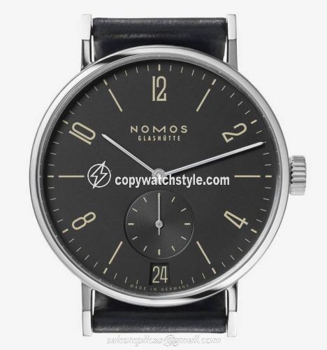 Nomos Glashutte Tangente Ruthenium Datum 179 Nomos Glashutte Tangente Ruthenium Datum 179