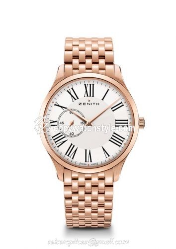 Zenith Elite Ultra Thin Rose Gold Roman Bracelet 18.2010.681/11.M2010 Zenith Elite Ultra Thin Rose Gold Roman Bracelet 18.2010.681/11.M2010