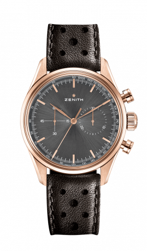 Zenith El Primero 146 Rose Gold / Grey / Calf 18.2150.4069/91.C812
