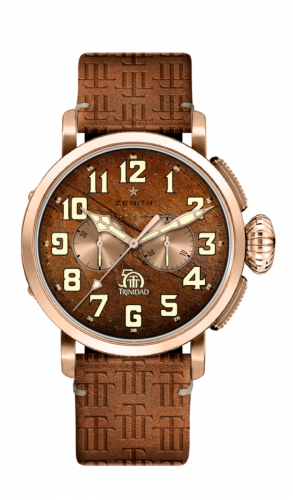 Zenith Pilot Type 20 Chronograph Trinidad 50th Anniversary Edition Rose Gold 18.2430.4069/77.C811 Zenith Pilot Type 20 Chronograph Trinidad 50th Anniversary Edition Rose Gold 18.2430.4069/77.C811
