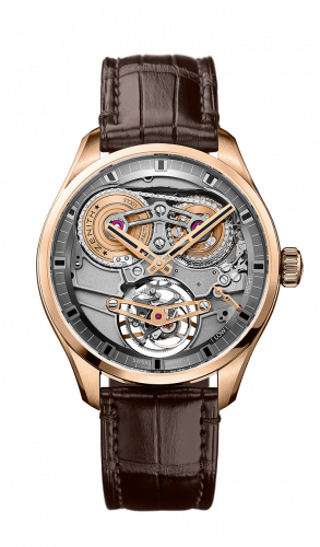 Zenith El Primero Chronomaster Tourbillon 45 Rose Gold / Skeleton / Alligator 18.2520.4805/98.C713