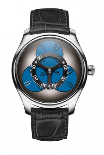 H. Moser & Cie Endeavour Flying Hours White Gold / Superluminova Blue 1806-0202 H. Moser & Cie Endeavour Flying Hours White Gold / Superluminova Blue 1806-0202