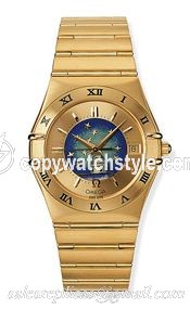 Omega Constellation Automatic 35.5 '95 Yellow Gold / Observatory 1920.18.00 Omega Constellation Automatic 35.5 '95 Yellow Gold / Observatory 1920.18.00