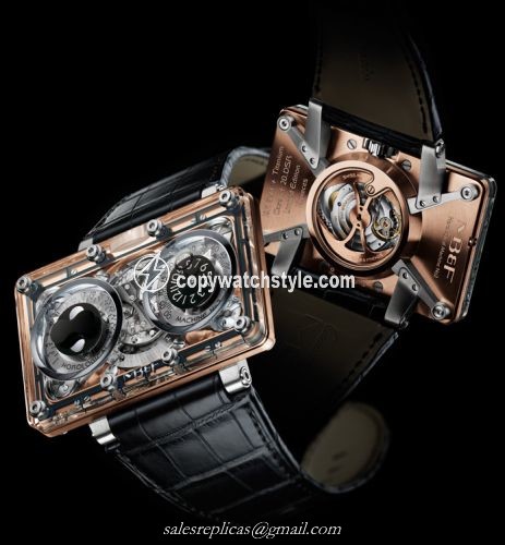 MB&F Horological Machine N2 HM2 Sapphire & Red Gold 20.DSRL.B