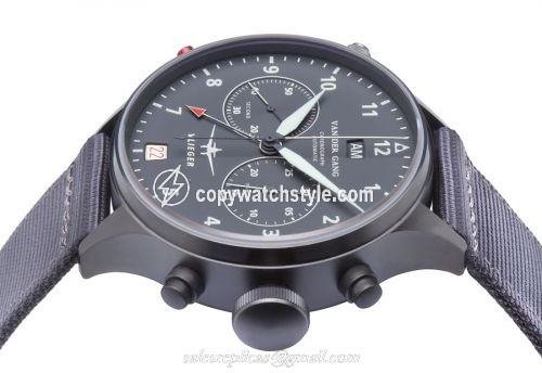 Van der Gang Watches 20044Z Stainless Steel DLC / Anthracite Grey 20044Z