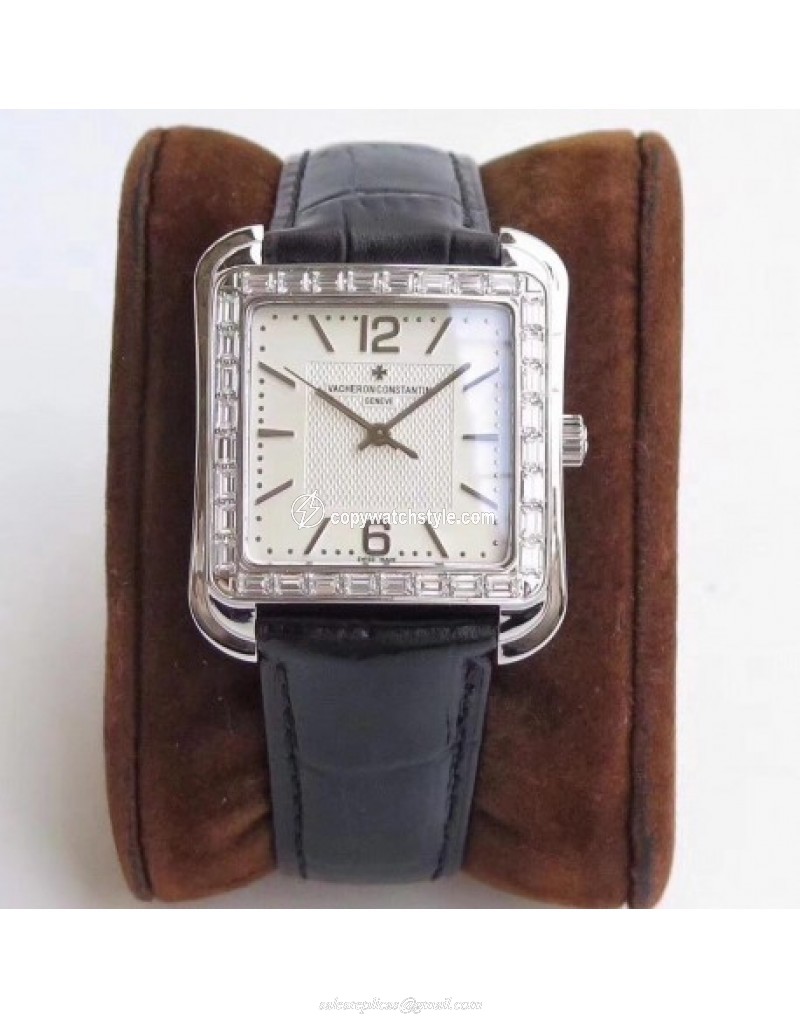 Vacheron Constantin Historiques Toledo 1951 86300 GS Stainless Steel & Diamonds White Vacheron Constantin Historiques Toledo 1951 86300 GS Stainless Steel & Diamonds White
