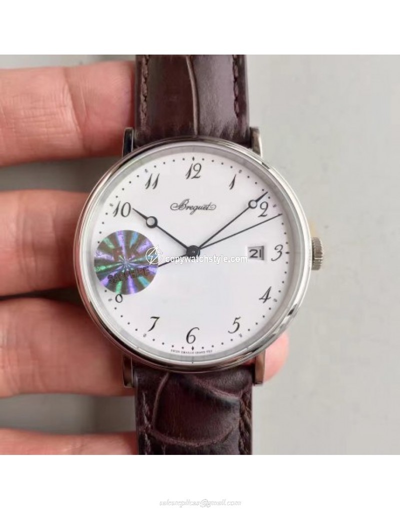 Breguet Classique 5177 FK Stainless Steel White Breguet Classique 5177 FK Stainless Steel White