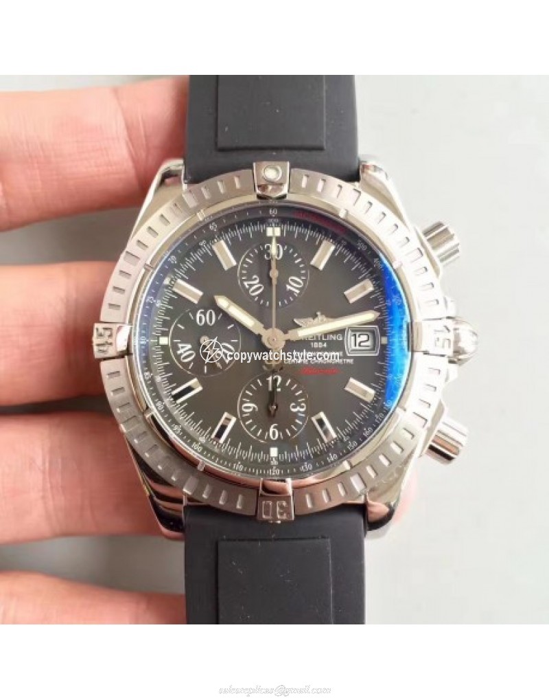 Breitling Avenger Chronograph JF Stainless Steel Grey Breitling Avenger Chronograph JF Stainless Steel Grey