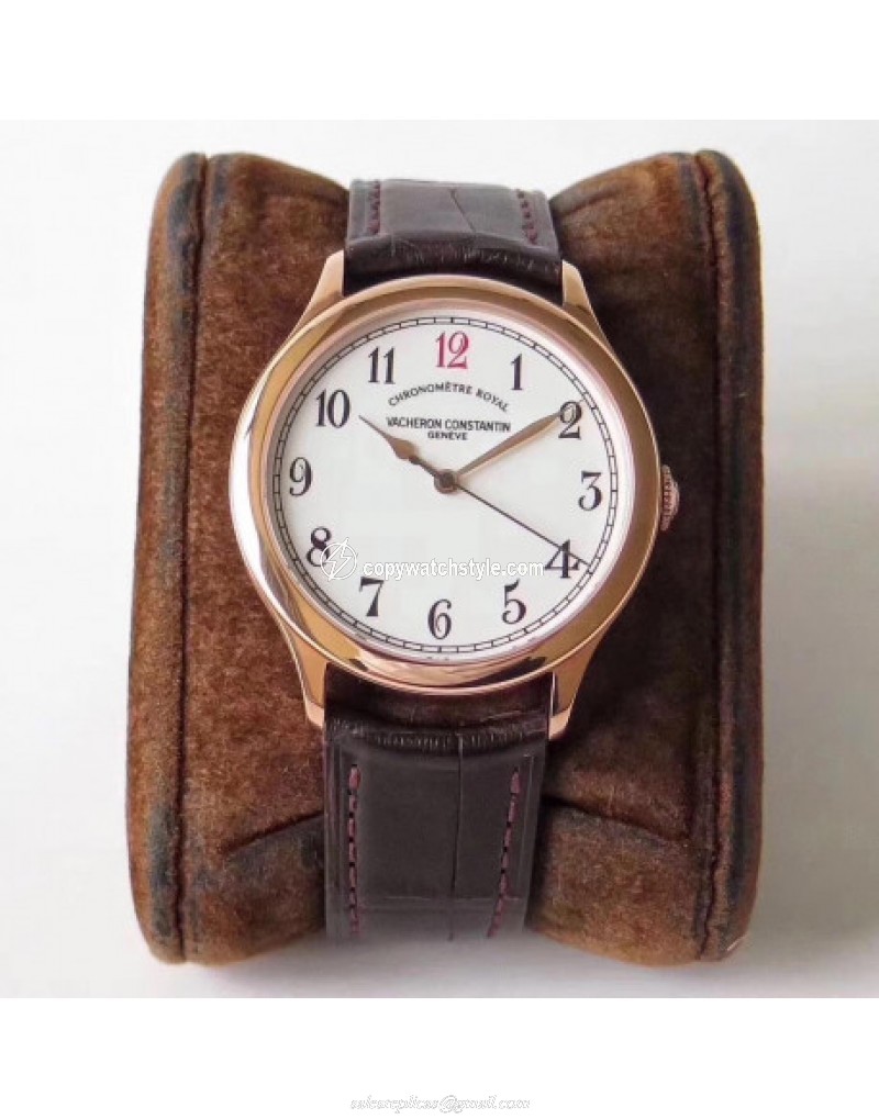 Vacheron Constantin Historiques Chronometre Royal 1907 86122/000R-9286 GS Rose Gold White Vacheron Constantin Historiques Chronometre Royal 1907 86122/000R-9286 GS Rose Gold White