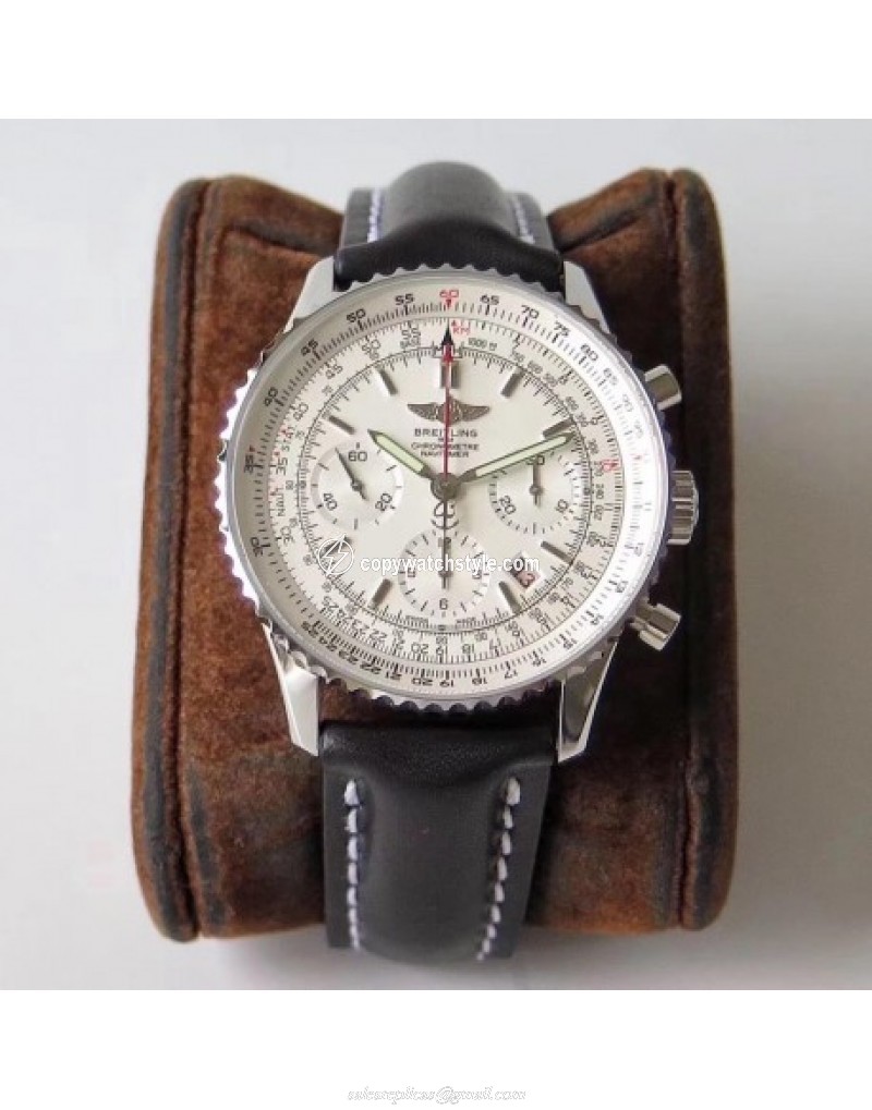 Breitling Navitimer 01 AB0121211 AI Stainless Steel White 