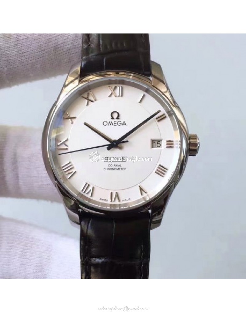 Omega De Ville 431.13.41.21.02.001 41MM MK Stainless Steel White 