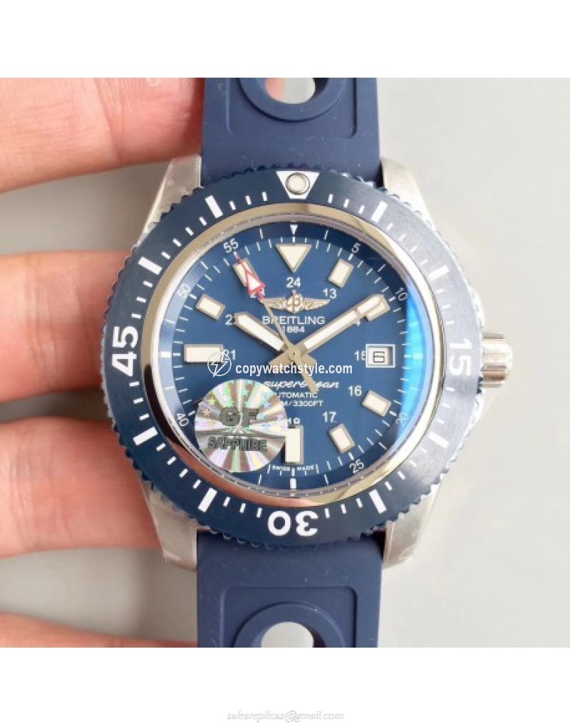 Breitling Superocean II 44MM A17392D8/C910/228S/A20SS.1 GF Stainless Steel Blue Breitling Superocean II 44MM A17392D8/C910/228S/A20SS.1 GF Stainless Steel Blue