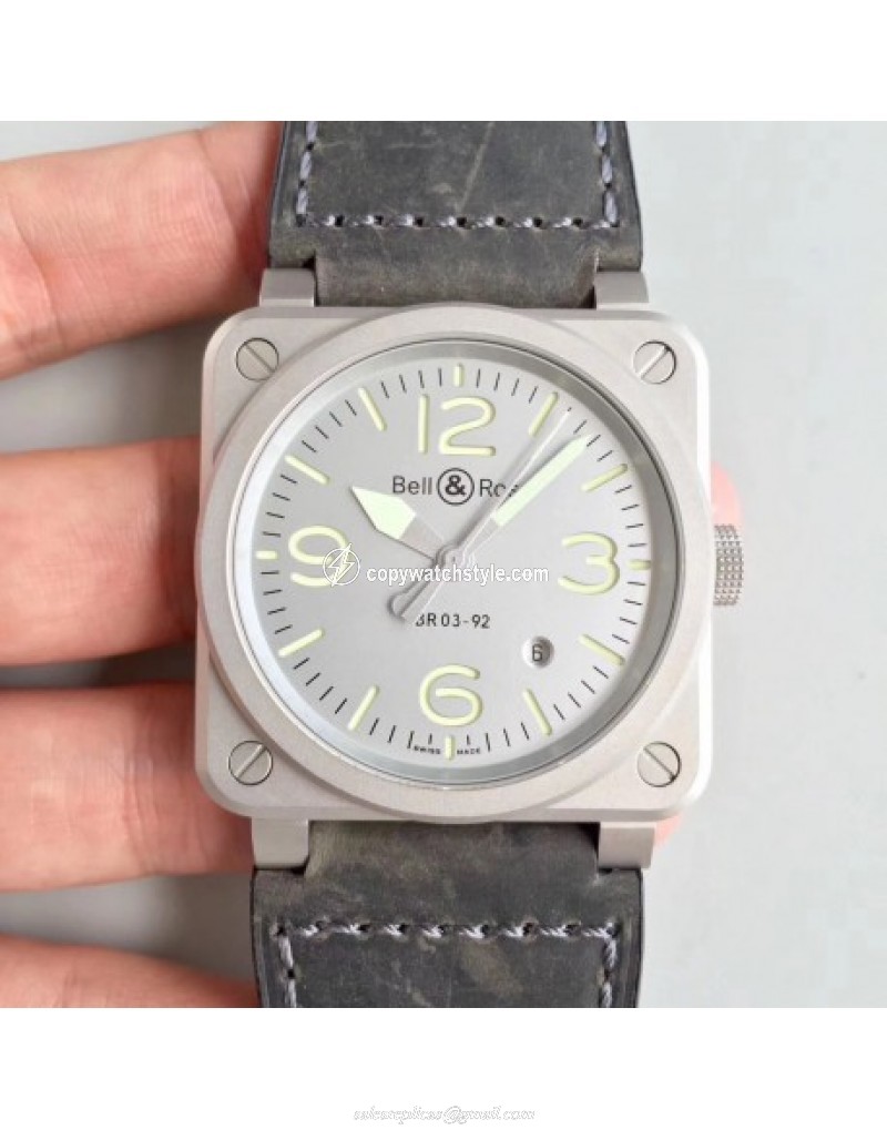 Bell & Ross BR 03-92 Horolum Limited Edition BR Stainless Steel Grey 