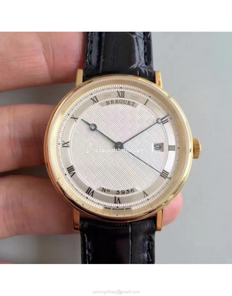 Breguet Classique 5177 FK Yellow Gold Silver Breguet Classique 5177 FK Yellow Gold Silver