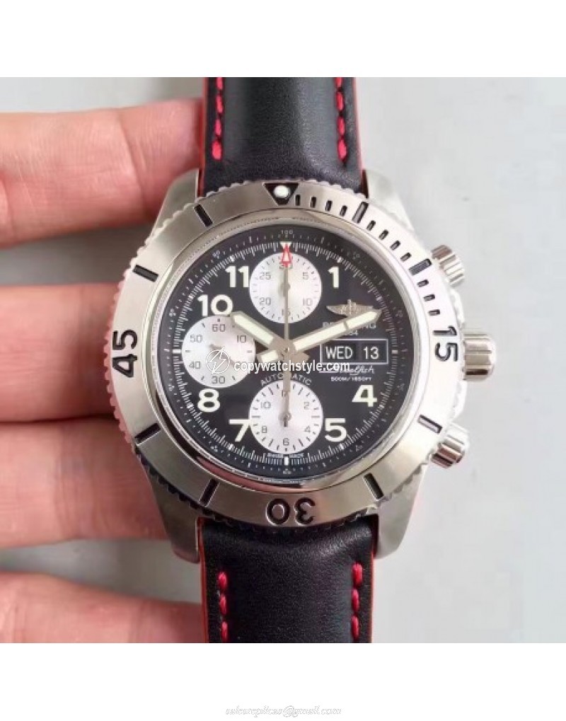 Breitling Superocean Chronograph Steelfish A13341C3/BD19/228X/A20BASA.1 Noob Stainless Steel Black 