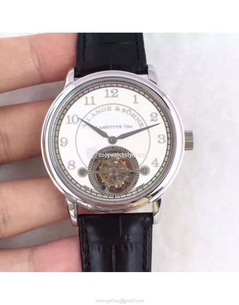 A. Lange & Sohne 1815 Tourbillon 730.032 LH Stainless Steel White A. Lange & Sohne 1815 Tourbillon 730.032 LH Stainless Steel White