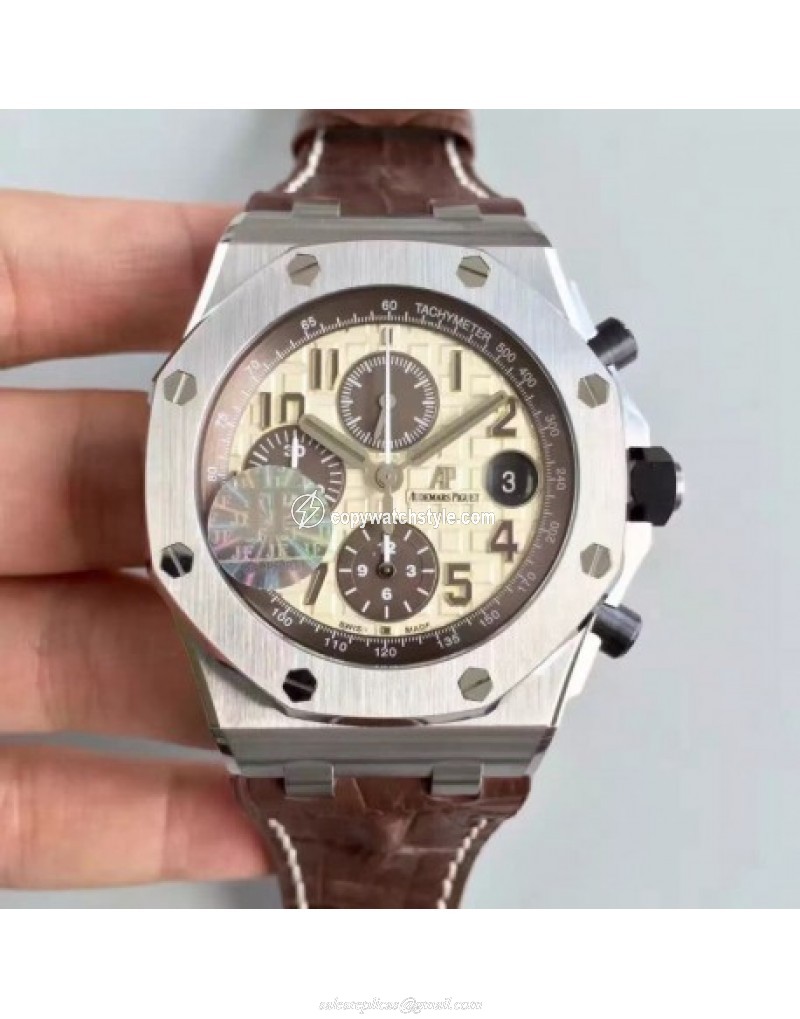 Audemars Piguet Royal Oak Offshore 26470ST.OO.A801CR.01 JF V2 Stainless Steel Brown Audemars Piguet Royal Oak Offshore 26470ST.OO.A801CR.01 JF V2 Stainless Steel Brown