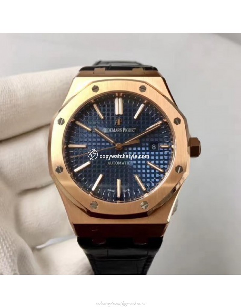 Audemars Piguet Royal Oak 15400 JF Rose Gold Blue Audemars Piguet Royal Oak 15400 JF Rose Gold Blue