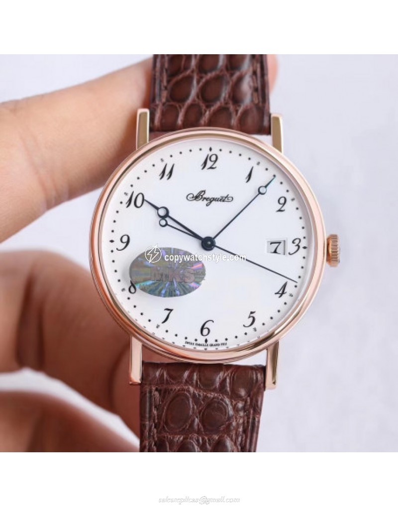 Breguet Classique 5177BR/29/9V6 MKS Rose Gold White Breguet Classique 5177BR/29/9V6 MKS Rose Gold White