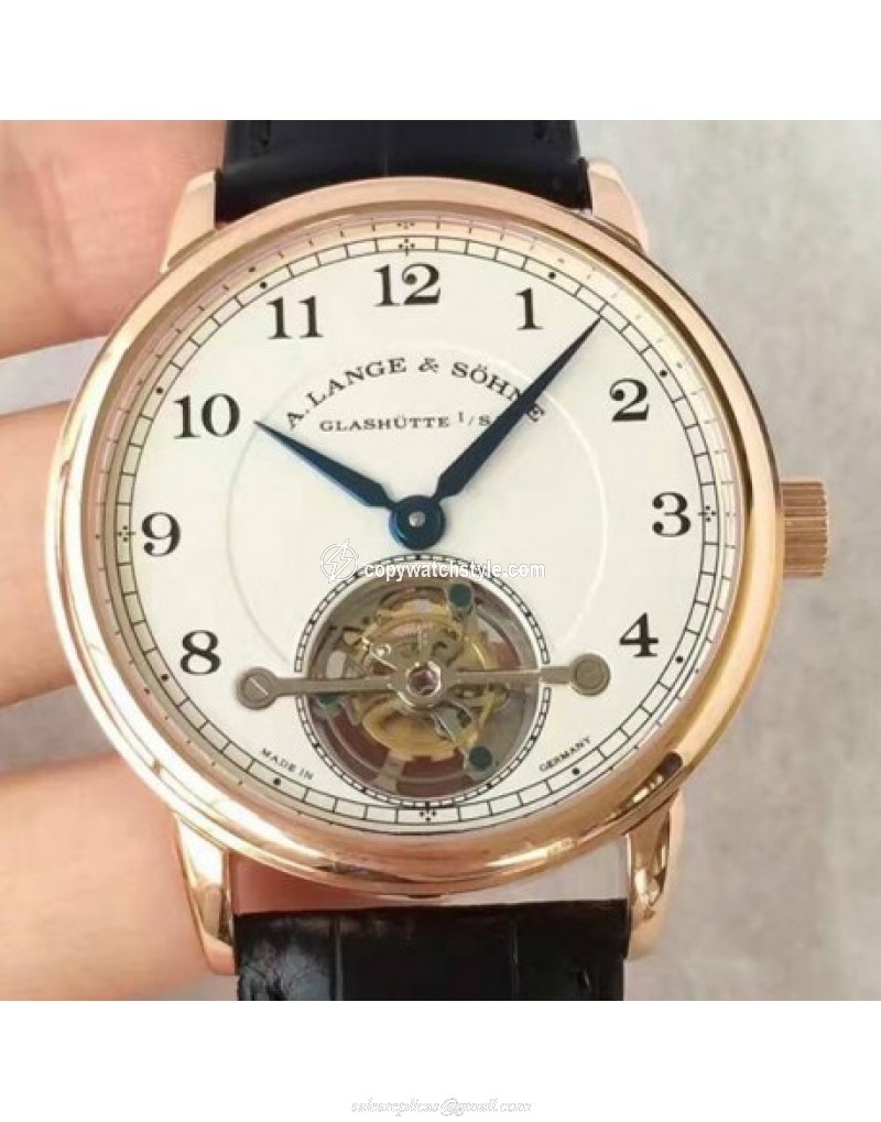 A. Lange & Sohne 1815 Tourbillon 730.032 Rose Gold White A. Lange & Sohne 1815 Tourbillon 730.032 Rose Gold White