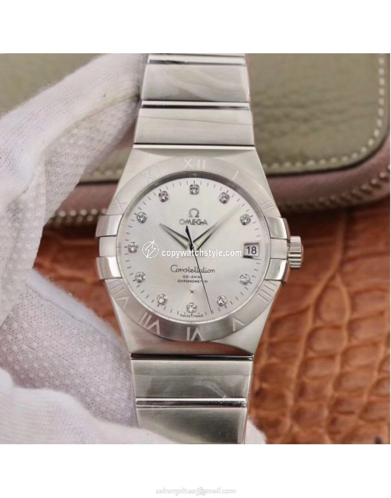 Omega Constellation 123.10.38.21.52.001 38MM VS Stainless Steel Silver Omega Constellation 123.10.38.21.52.001 38MM VS Stainless Steel Silver