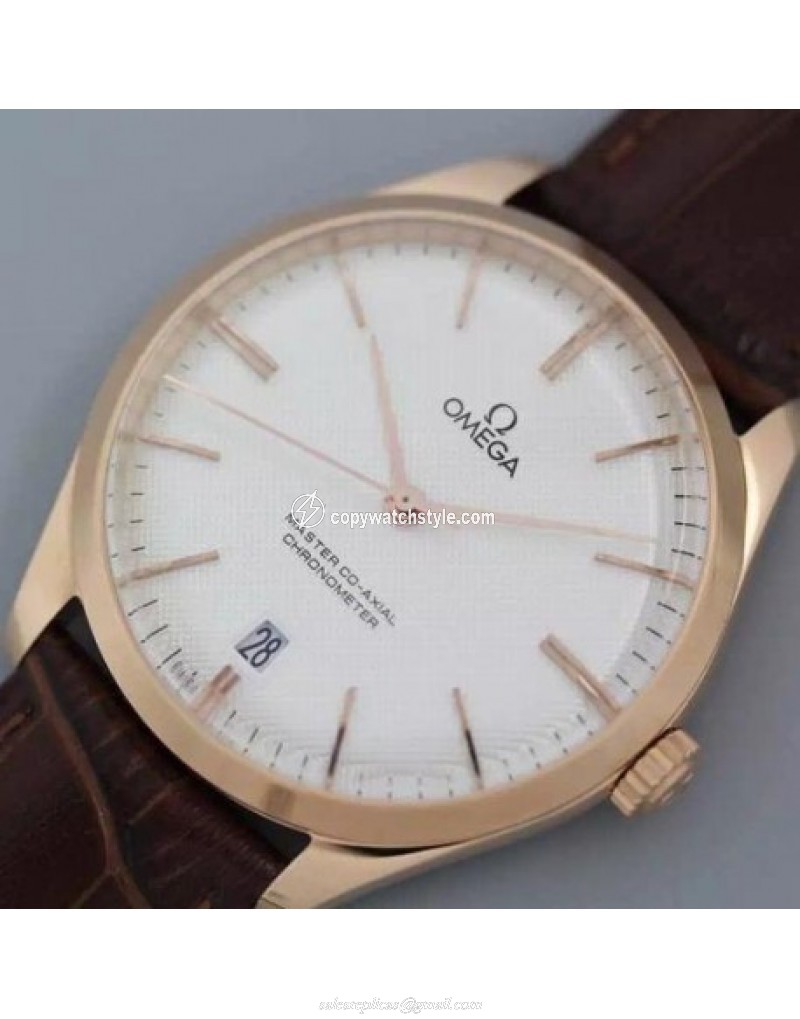 Omega Master 40MM Rose Gold White Omega Master 40MM Rose Gold White