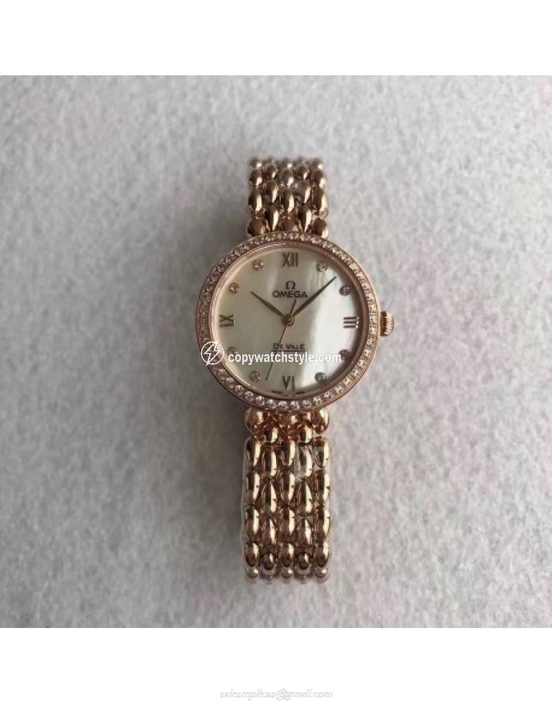 Omega De Ville Dewdrop 424.55.27.60.55.004 XF Rose Gold & Diamonds Mother Of Pearl Omega De Ville Dewdrop 424.55.27.60.55.004 XF Rose Gold & Diamonds Mother Of Pearl