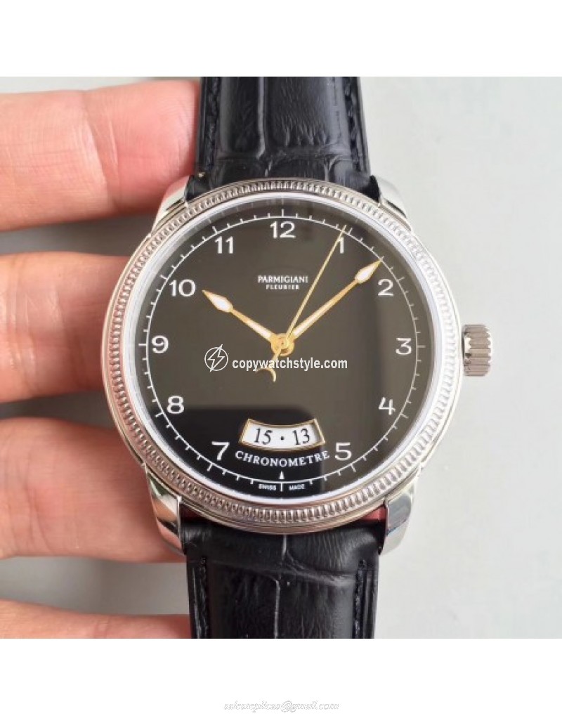 Parmigiani Fleurier Toric PFC423-1201400-HA1441 ER Stainless Steel Black Parmigiani Fleurier Toric PFC423-1201400-HA1441 ER Stainless Steel Black