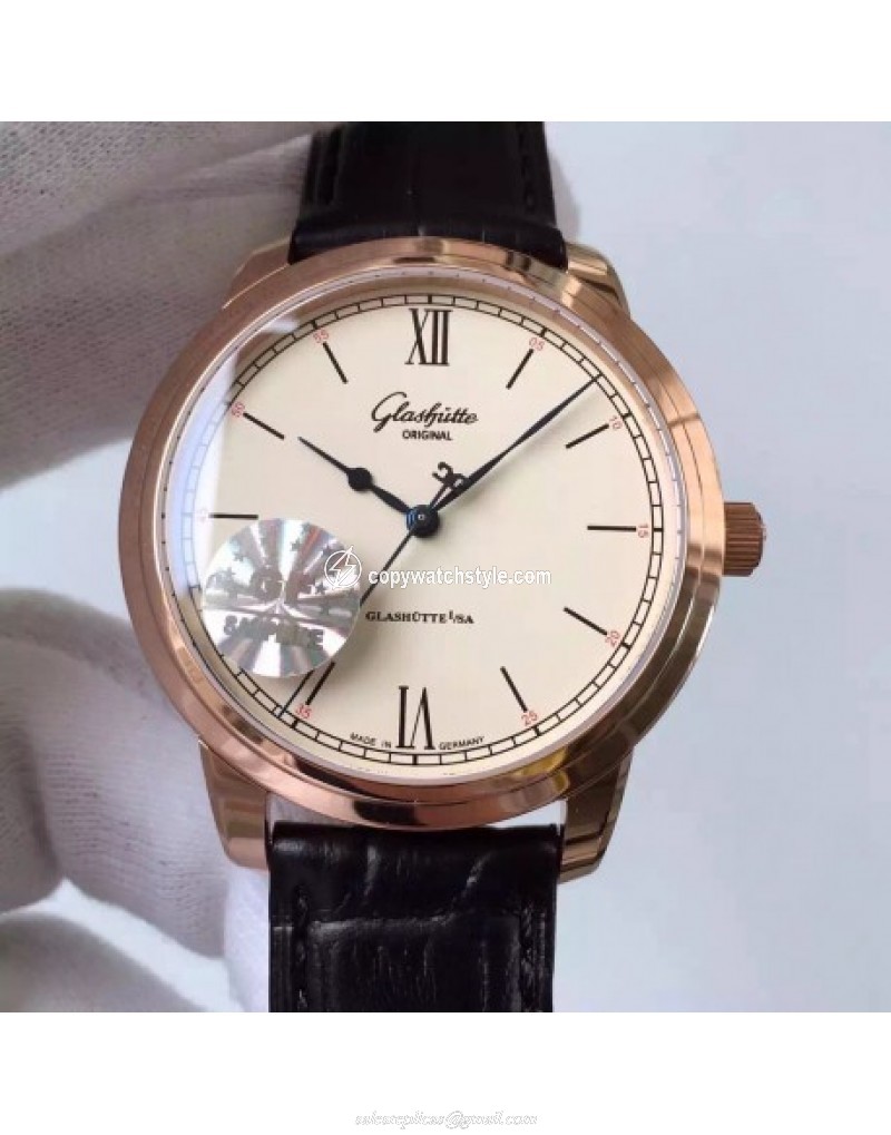 Glashutte Original Senator Excellence 1-36-01-02-05-01 GF Rose Gold White Glashutte Original Senator Excellence 1-36-01-02-05-01 GF Rose Gold White