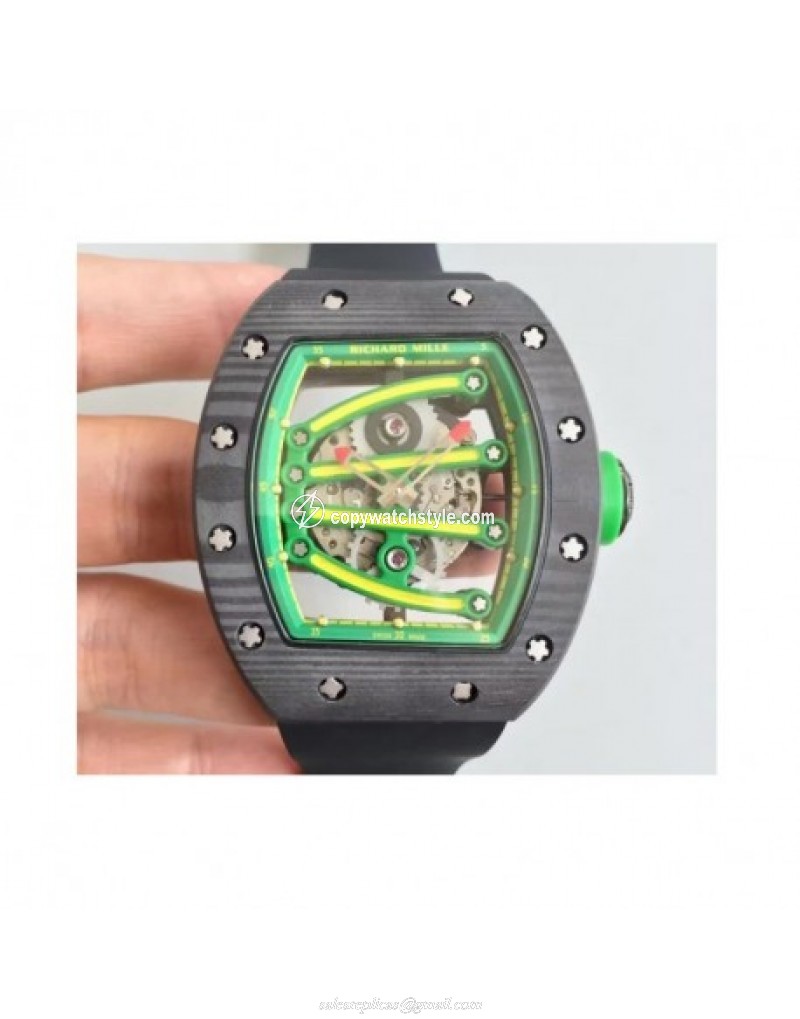 Richard Mille RM59-01A Forged Carbon Green Skeleton Richard Mille RM59-01A Forged Carbon Green Skeleton